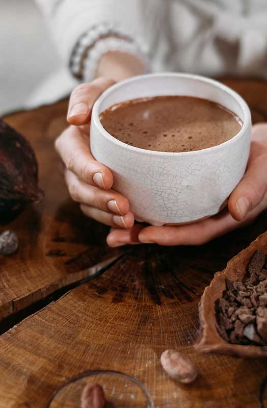 Tasse mit Ritualkakao